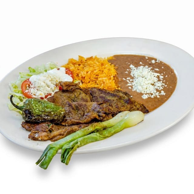 Carne Asada Plato.